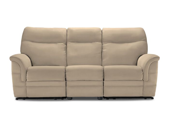 Hudson Leather 3 seater (double power recliners) - type Leather
