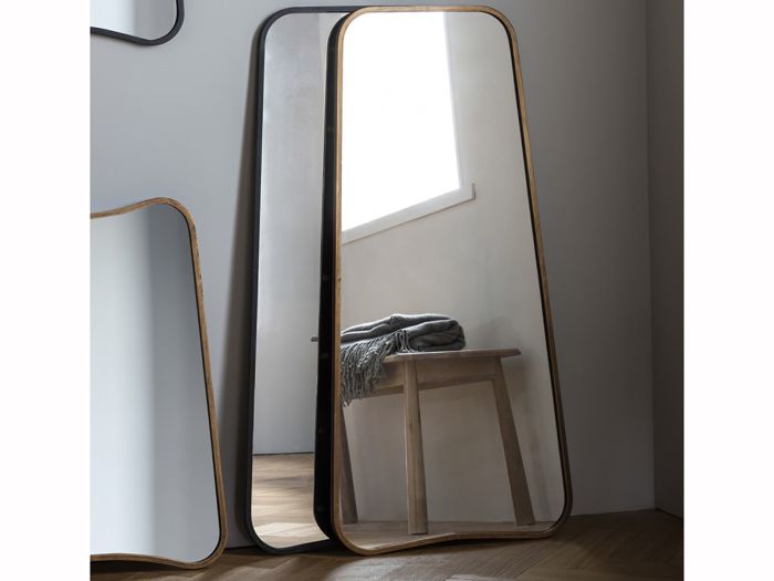 Estelle Gold framed leaner mirror