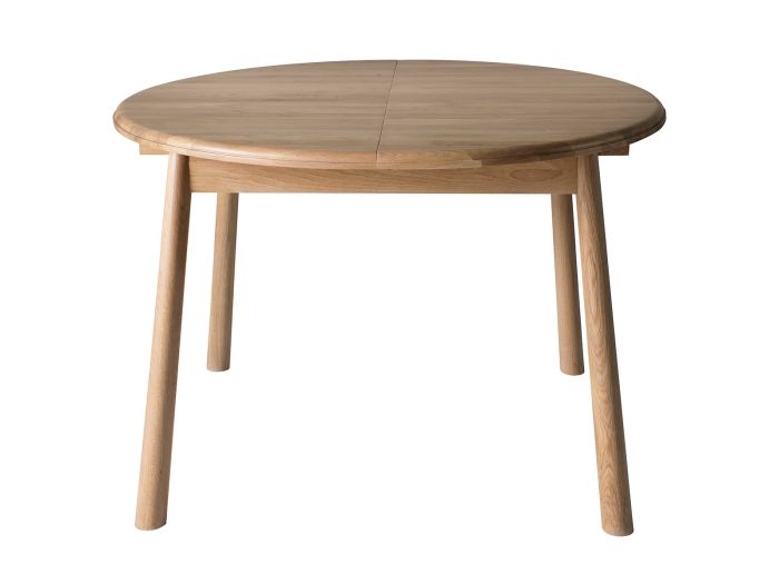Nord Round extending table (oak)