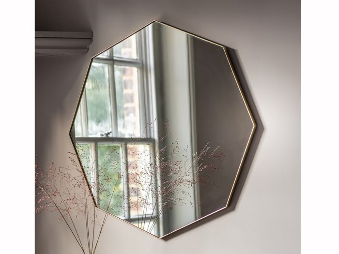 Bolan Champayne framed octagon mirror