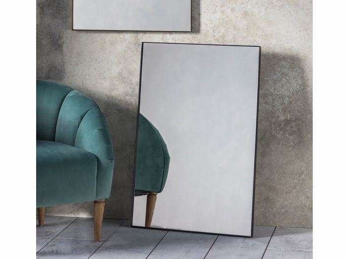 Eatonville Black framed rectangular mirror