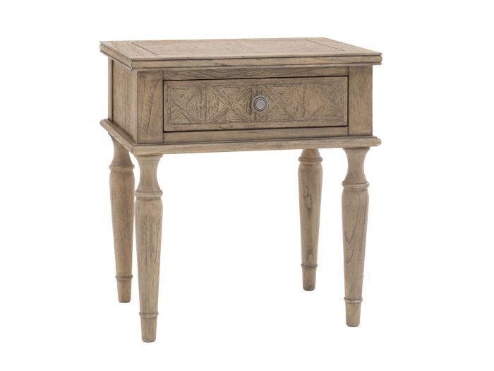 Grenadine 1 drawer side table