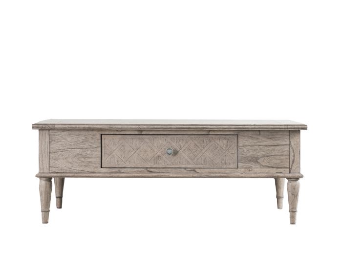 Grenadine Push drawer coffee table