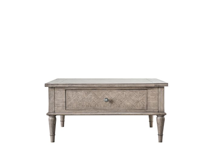 Grenadine Square 2 drawer coffee table
