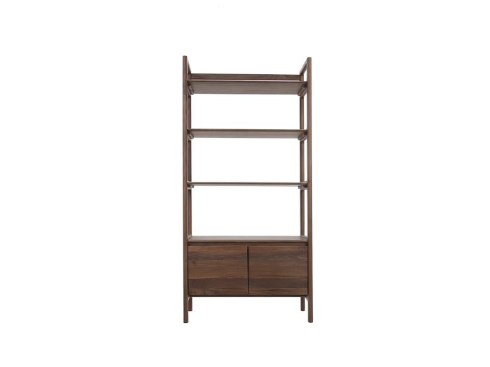 Zebrano Open display cabinet (Walnut)