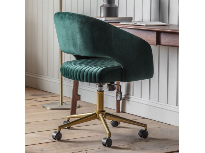 Murray Swivel chair (Green Velvet)