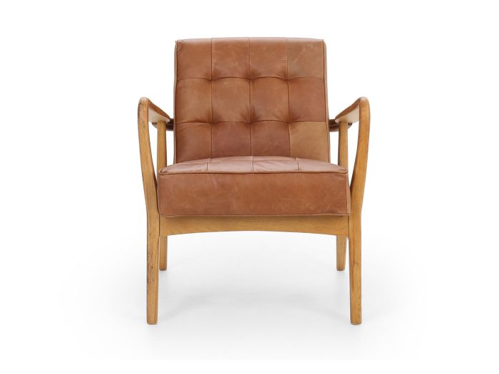 Humber Chair (vintage brown leather)