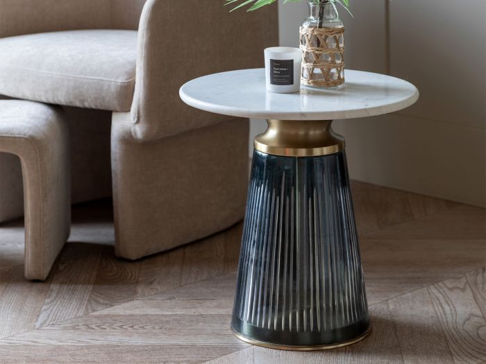 Nancie Side table (Blue)