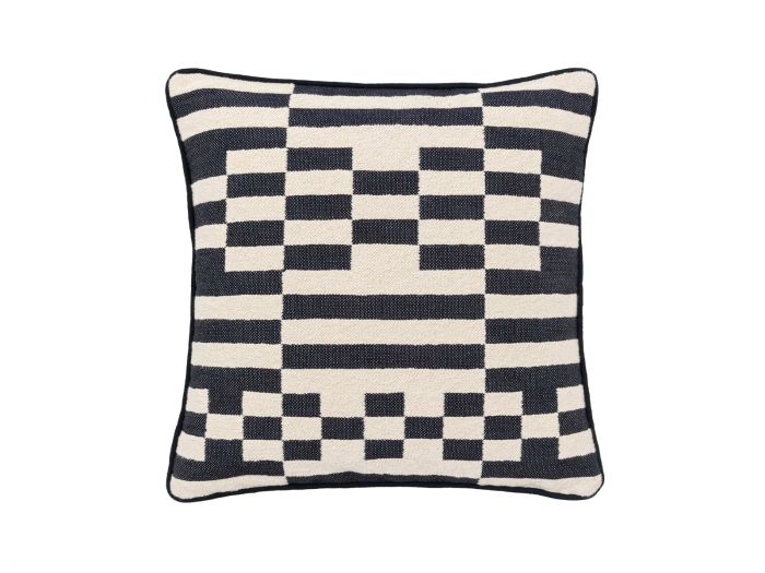 Lohko Woven cushion Ink