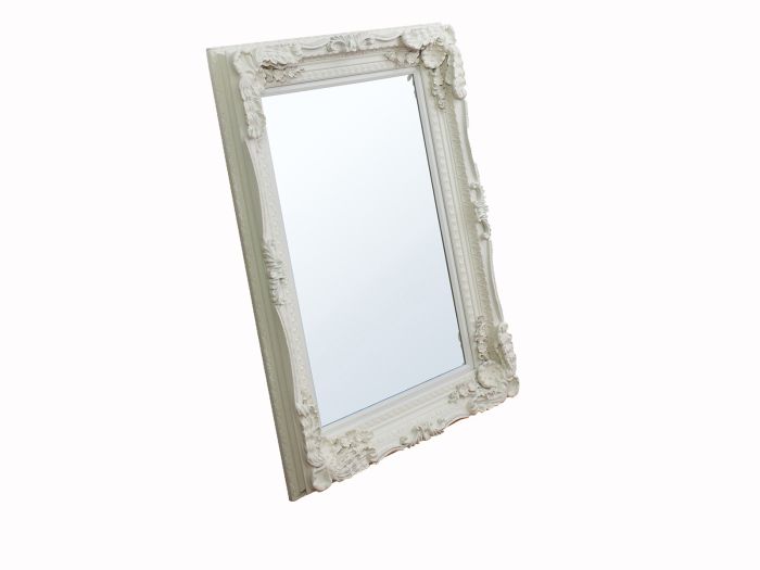 Mirrors Carved Louis Mirror Cream 47 x 35.5