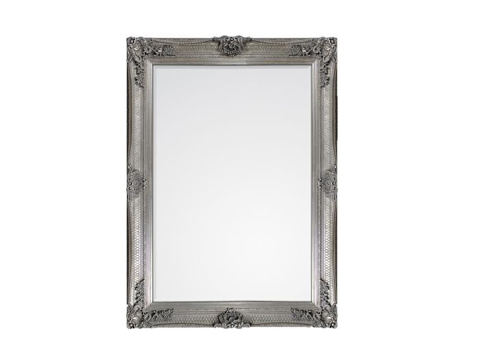 Buckingham Rectangular Silver Mirror