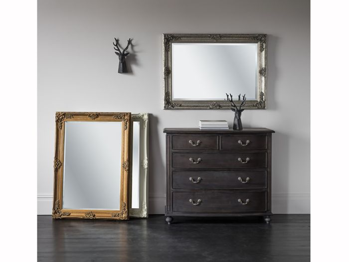 Buckingham Rectangular Silver Mirror