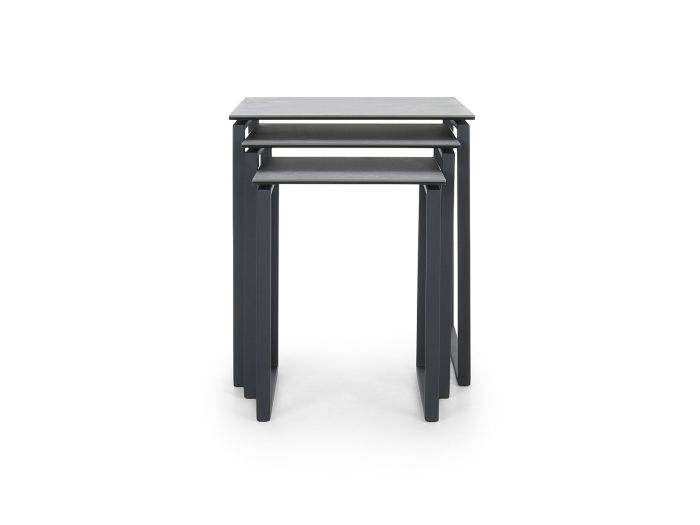 Ariel (Black Ceramic) Nest of tables