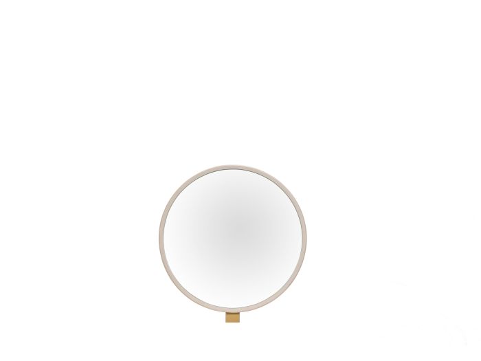 Lilian Gallery mirror (grey and brass)