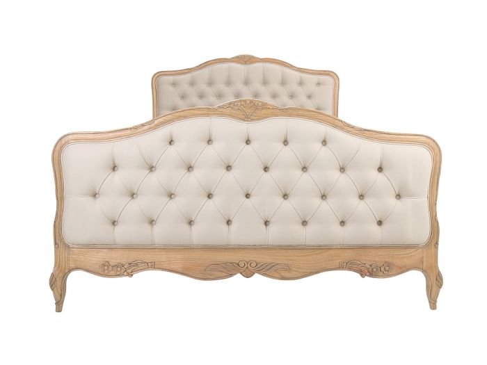 Provence King size upholstered bedstead
