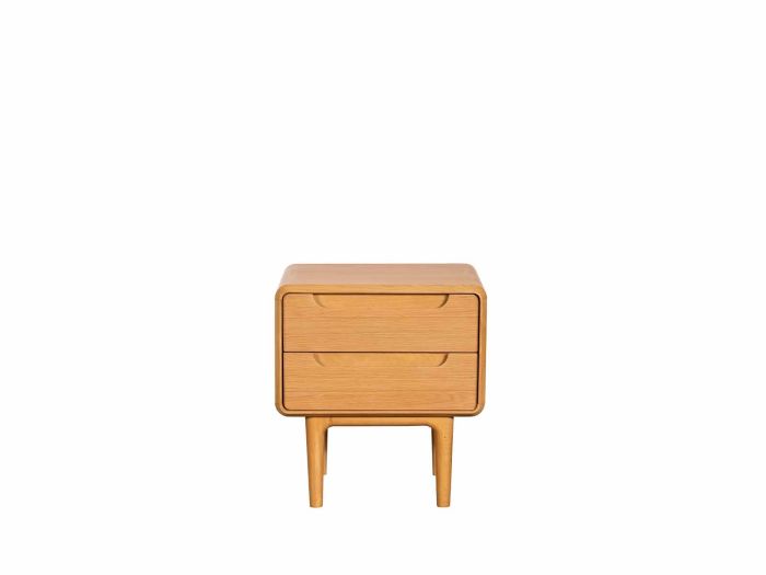 Winchester 2 drawer bedside cabinet