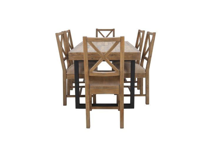 Weston Dining Table + 4 chairs + 2 chairs