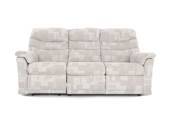 Malvern 17 3 Seater Sofa (Double Manual Recliners) - type B (Fabric)