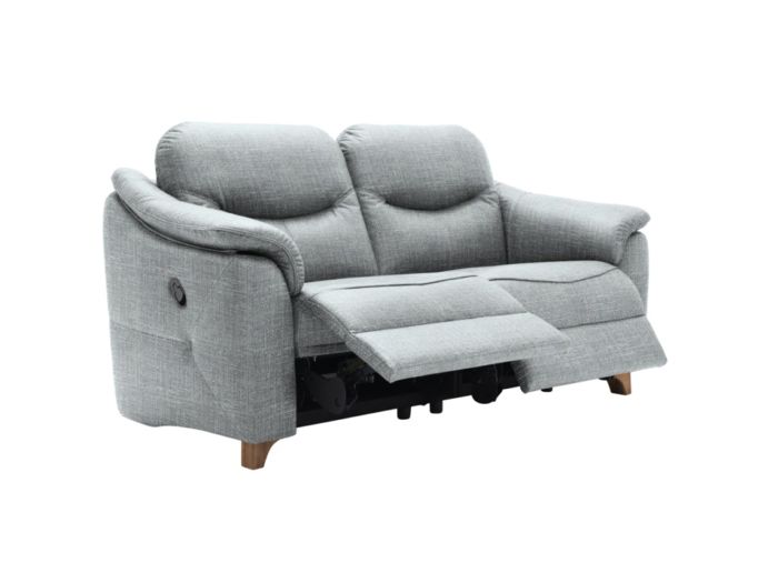 Jackson 3 Seater Double Manual Recliner Sofa In Fabric Range B