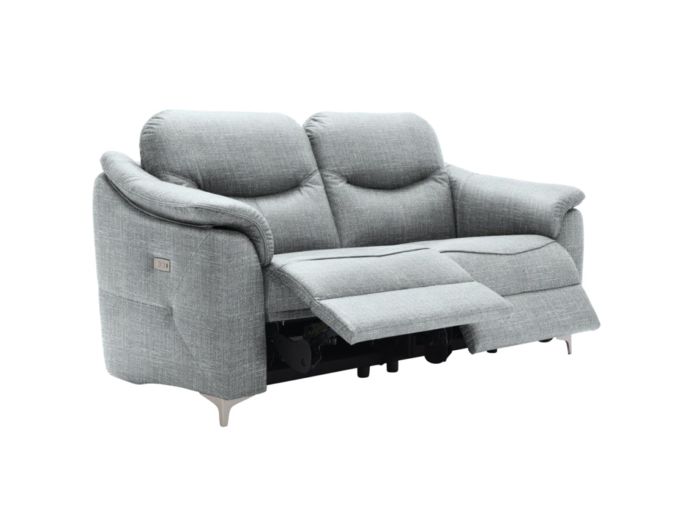 Jackson 3 Seater Double Power Recliner Sofa In Fabric Range B