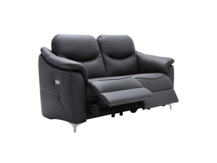 Jackson 2 Seater Double Power Recliner Sofa In Leather Range L