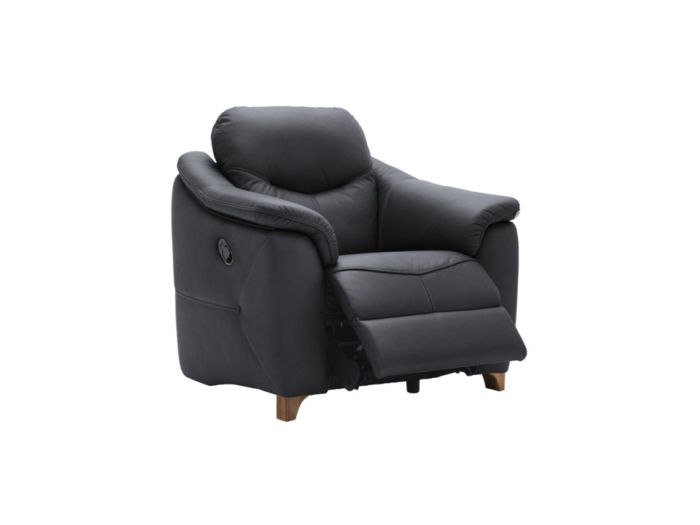 Jackson Manual Recliner Chair In Leather Range L