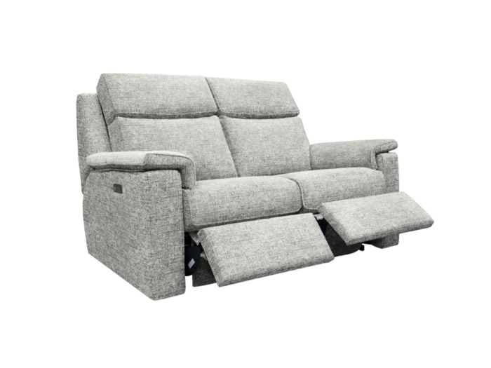 Ellis (Fabric) Small lhf power recliner unit with headrest and lumbar with USB - type B Fabric