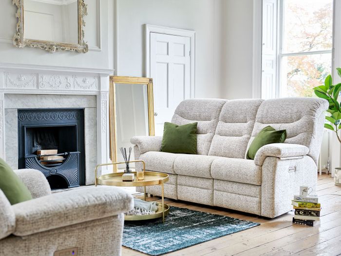 Ledbury (Fabric) 3 seater (rhf power recliner) - type B Fabric