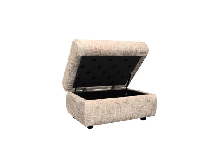 Ledbury (Fabric) Footstool (storage) - type B Fabric