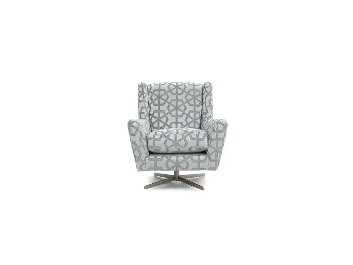 Milo Swivel accent chair - type Fabric