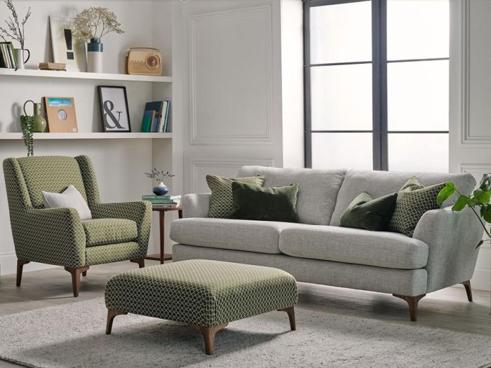 Ophelia 3 seater sofa - type Fabric