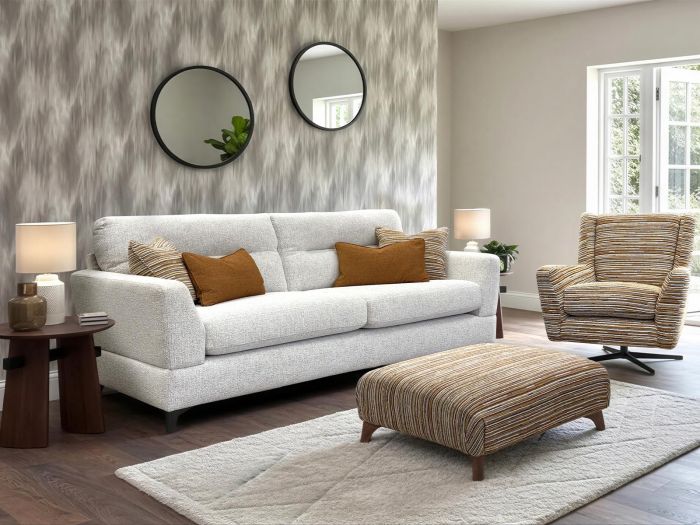 Paolo 3 seater sofa - type Fabric