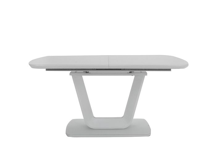 Parma Extending dining table (160/200cm) (light grey matt)