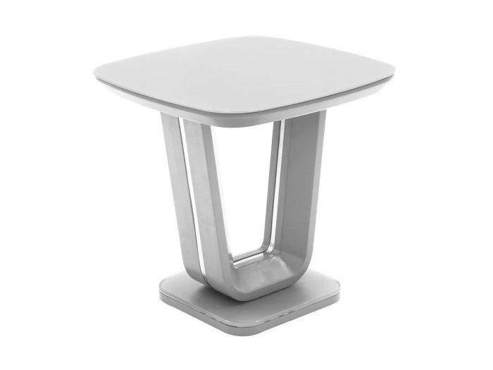 Parma Lamp table (light grey matt)