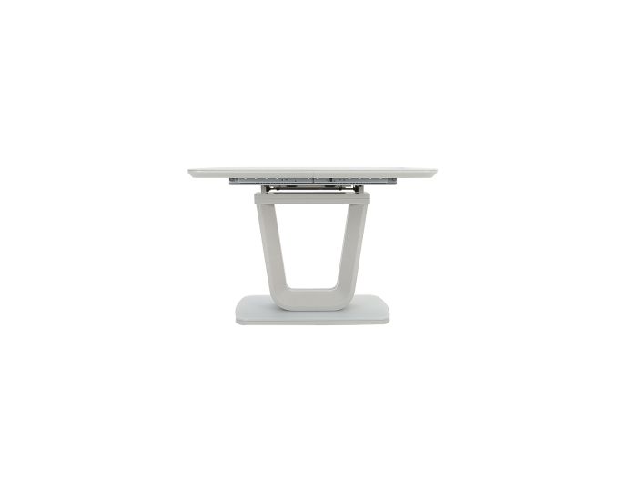 Parma Extending dining table (120/160cm) (light grey matt)