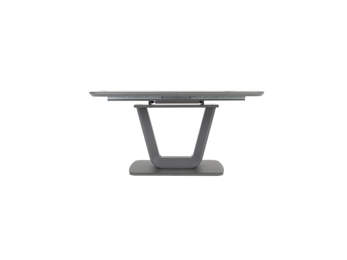 Parma Extending dining table (160/200cm) (graphite grey matt)