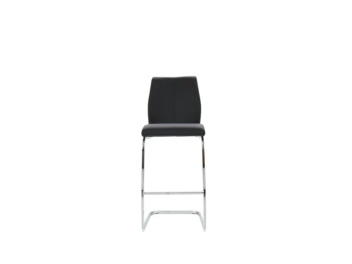 Trento Bar chair (chrome leg) (black) 6438706