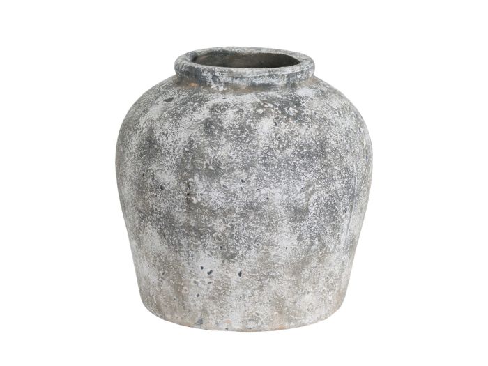 Aged Stone Ceramic vase