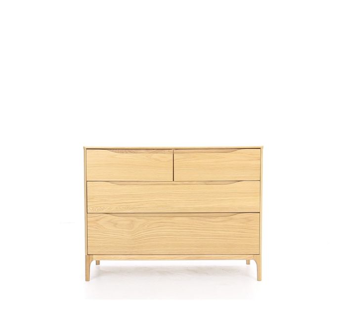 Rimini 4 drawer low wide chest