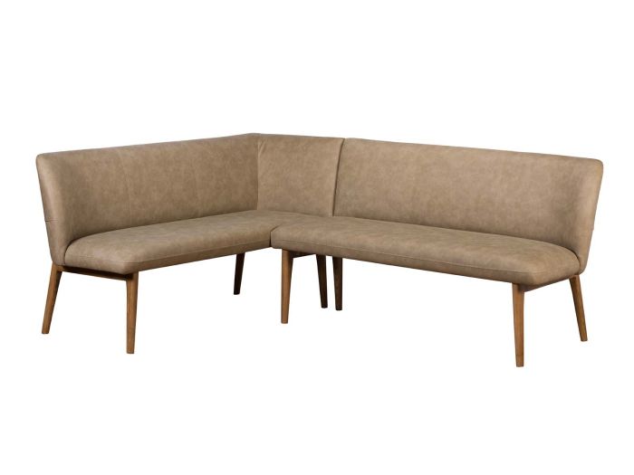 Beau Corner bench (left) (Taupe)