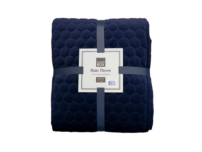 Hollyford 140 x 240cm Throw (Midnight)