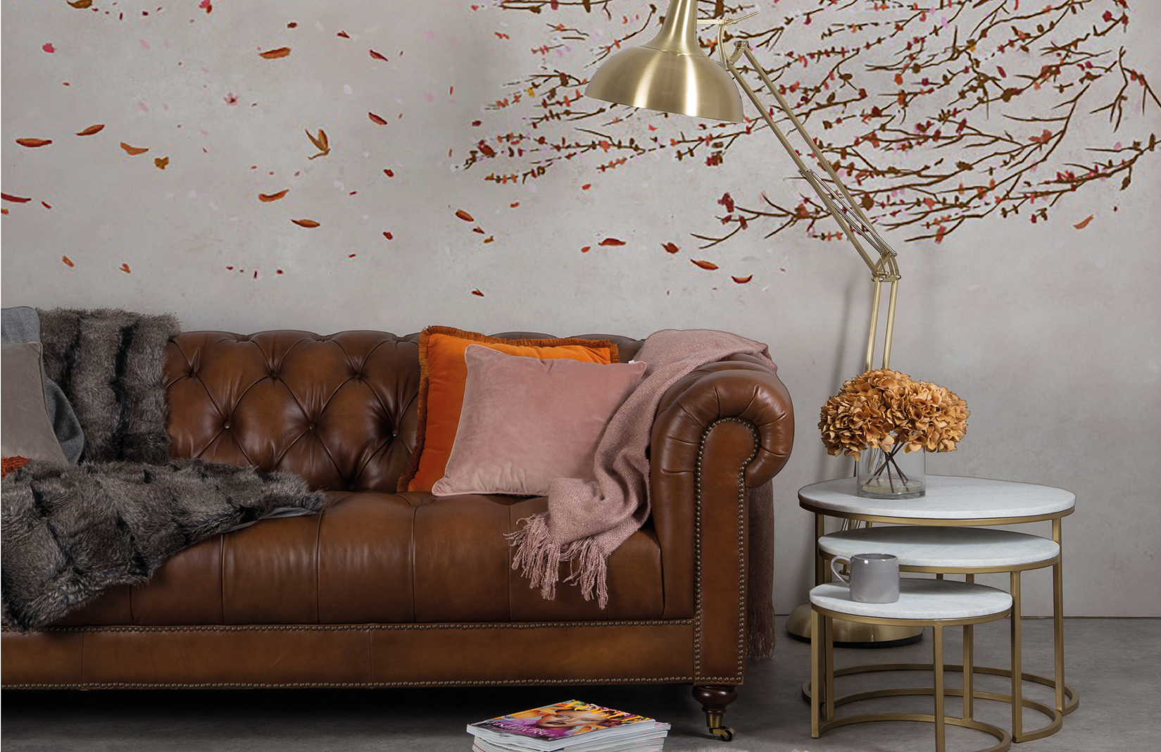 Autumnal Wall mural