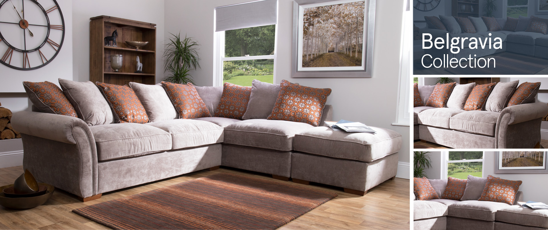 Belgravia Fabric Sofa Ranges