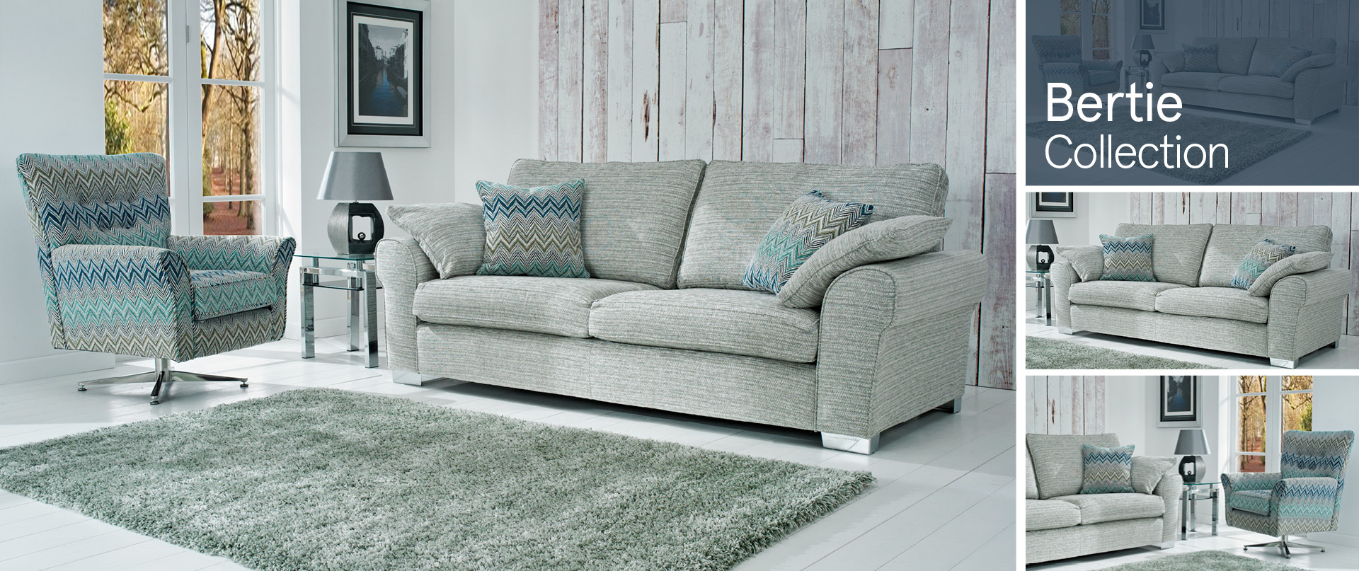 Bertie Fabric Sofa Ranges