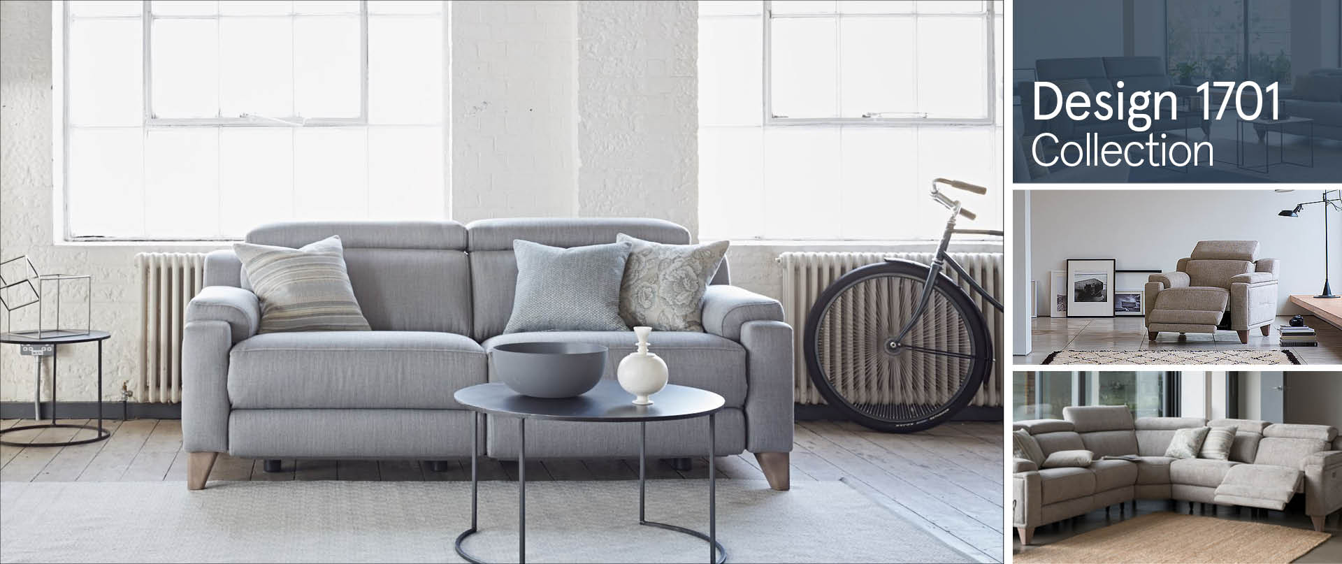 Design 1701 Fabric Sofa Ranges