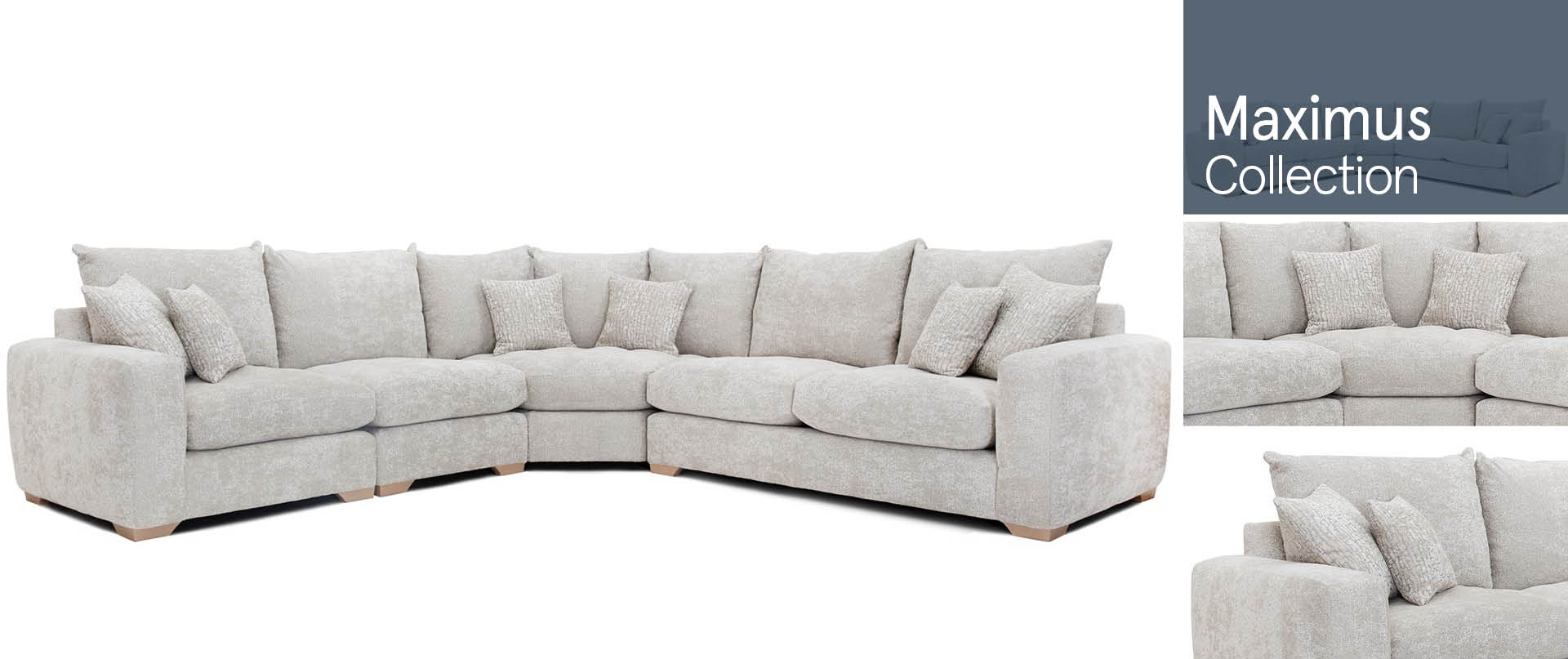 Maximus All Fabric Sofa Ranges