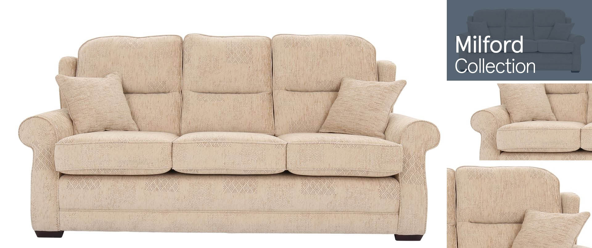 Milford All Fabric Sofa Ranges