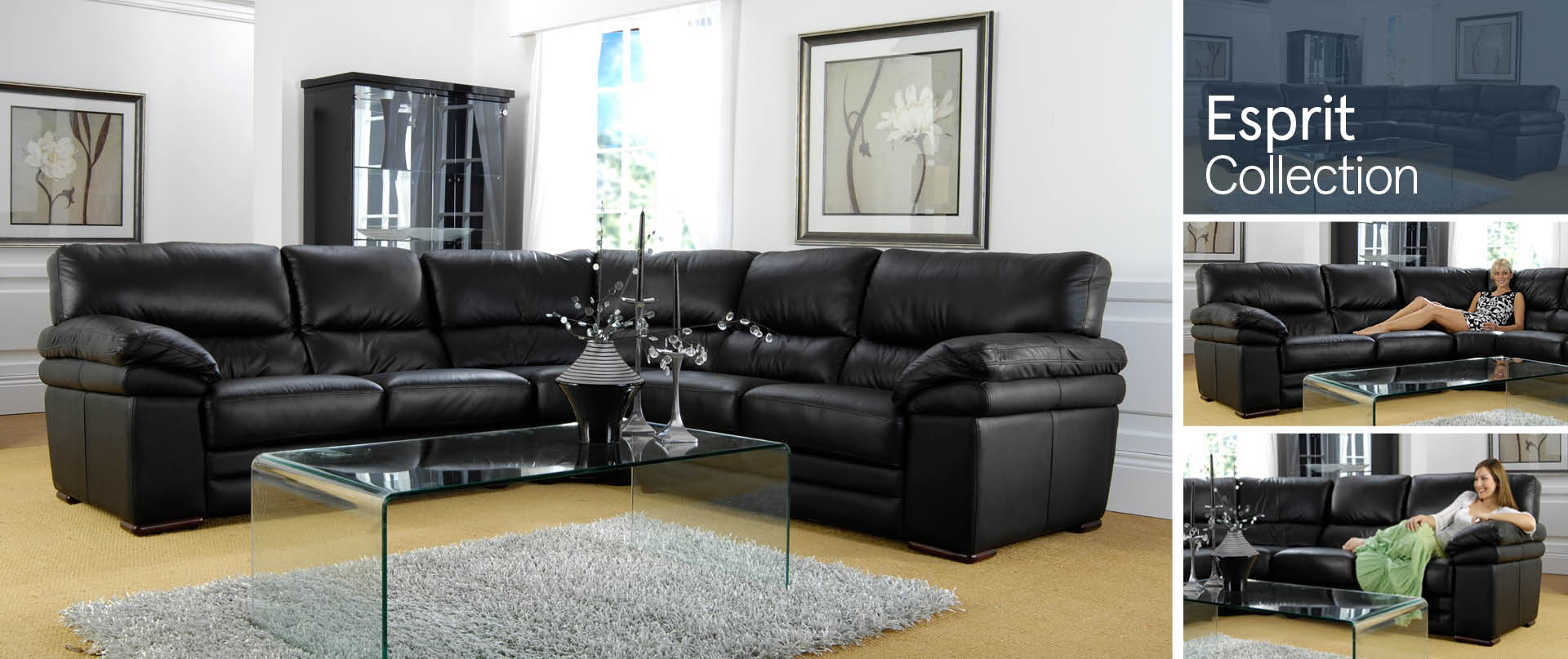 Esprit Leather Sofa Ranges