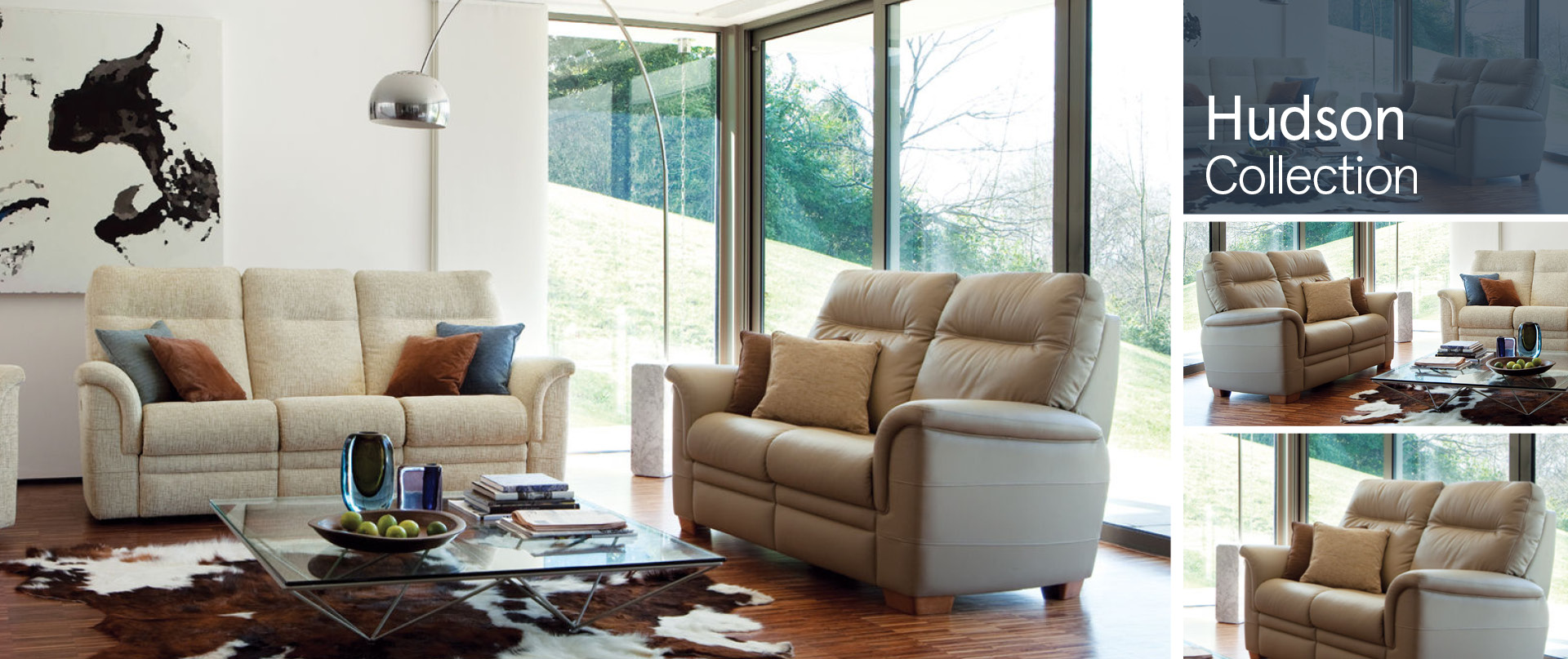 Hudson Leather Sofa Ranges
