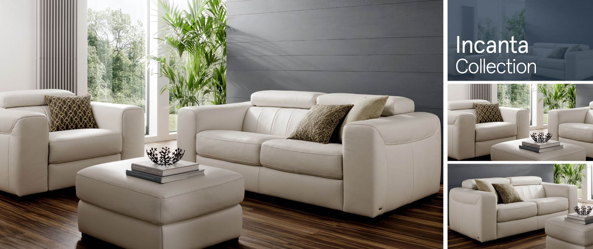 Incanta Leather Sofa Ranges
